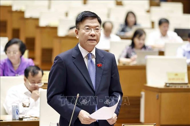 El viceprimer ministro y titular de Justicia, Le Thanh Long. (Foto: VNA)