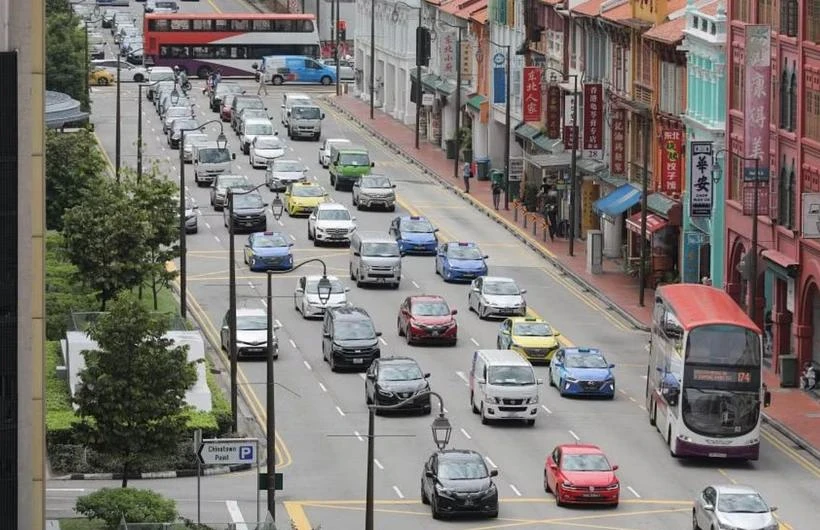 Singapour arrêtera les immatriculations de nouvelles voitures diesel et taxis à partir de 2025. Photo : Straits Times