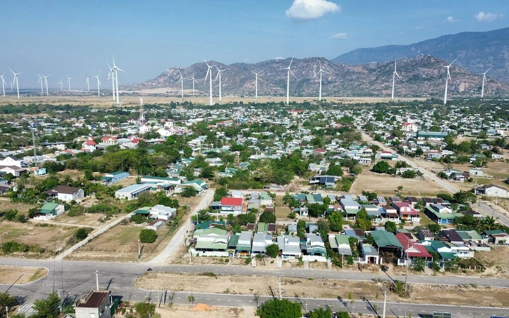 Un parc éolien dans la province de Ninh Thuân. 