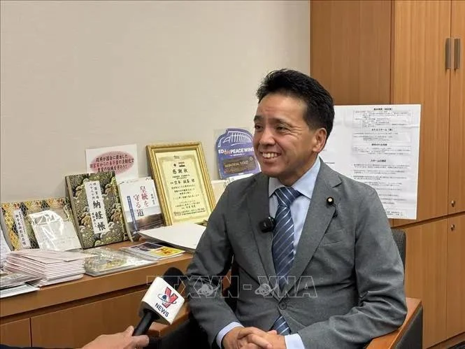 Le député japonais Soramoto Seiki. Photo : VNA