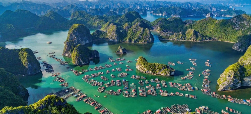 Quang Ninh ouvrira trois plages Soi Sim, Hang Co et Trinh Nu dans la baie de Ha Long à la fin de l'année 2024. Photo : CTV/CVN