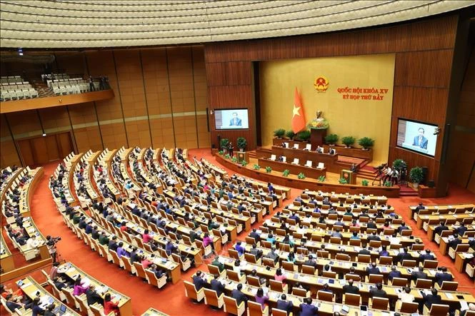 Opening ceremony of 15th National Assembly (NA)’s seventh plenary session (Photo: VNA)