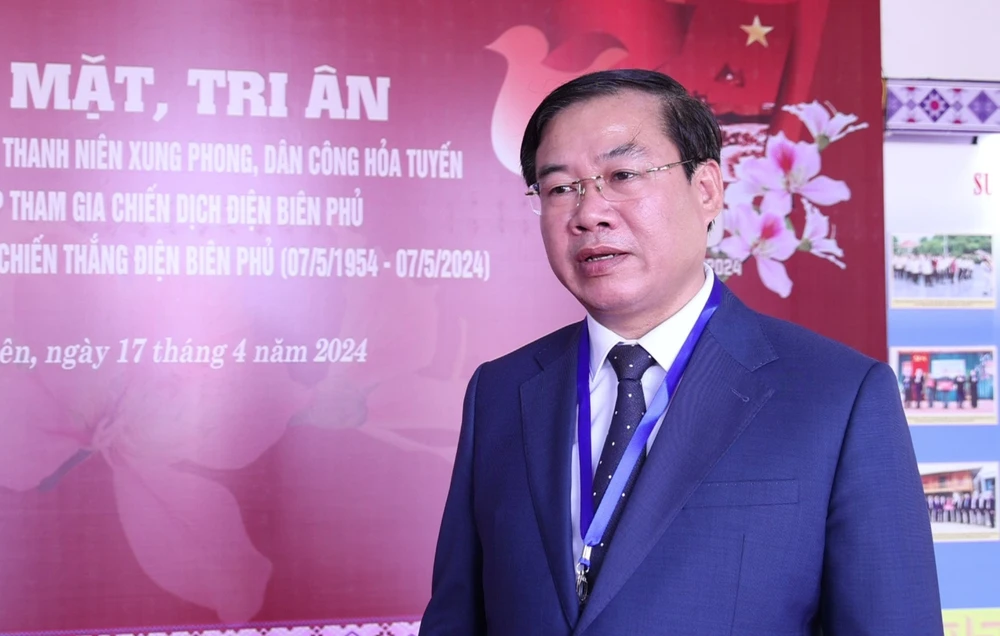 Lo Van Mung, member of the provincial Party Committee’s Standing Board, head of the committee’s Commission for Mass Mobilisation, and Chairman of the provincial Vietnam Fatherland Front (VFF) Committee (Photo: VietnamPlus)