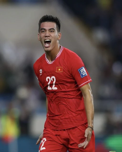 Attacker Nguyen Tien Linh who scores two goals for Vietnam (Photo: FIFA World Cup)