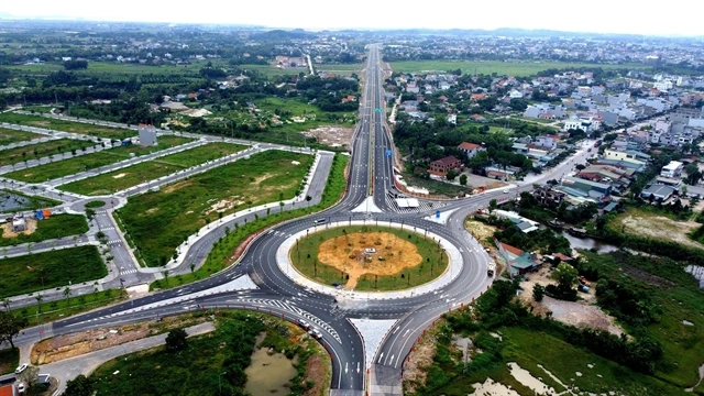 A view of the Van Don - Mong Cai Expressway in Quang Ninh province. (Photo: VNA)