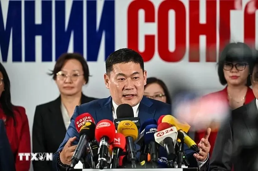 Chairman of the Mongolian People's Party (MPP) Luvsannamsrain Oyun-Erdene (Photo: Al Jazeera/VNA)