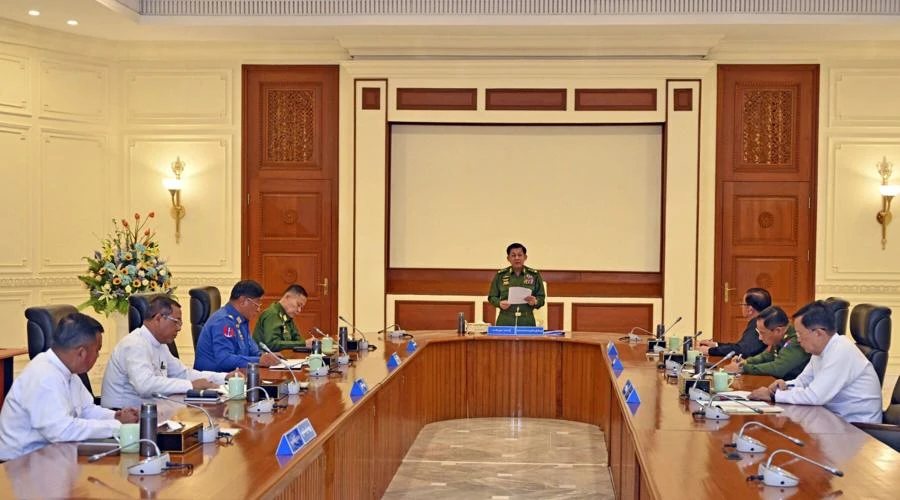 The National Defence and Security Council's meeting (Photo: AP)