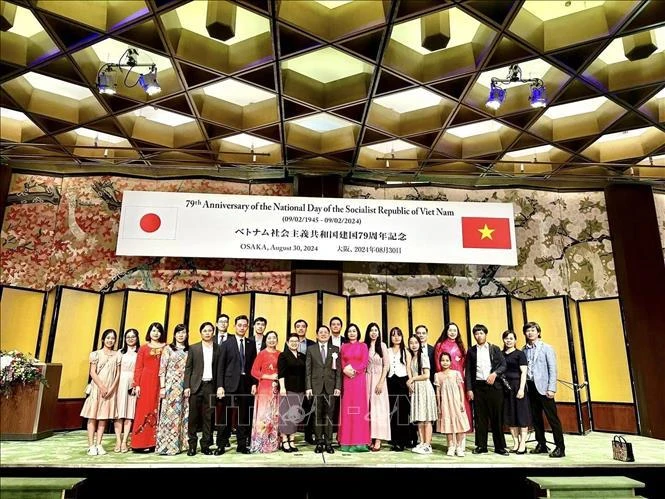 Vietnamese Consulate General in Japan’s Osaka prefecture holds ceremony to mark Vietnam'sNational Day (Photo: VNA)