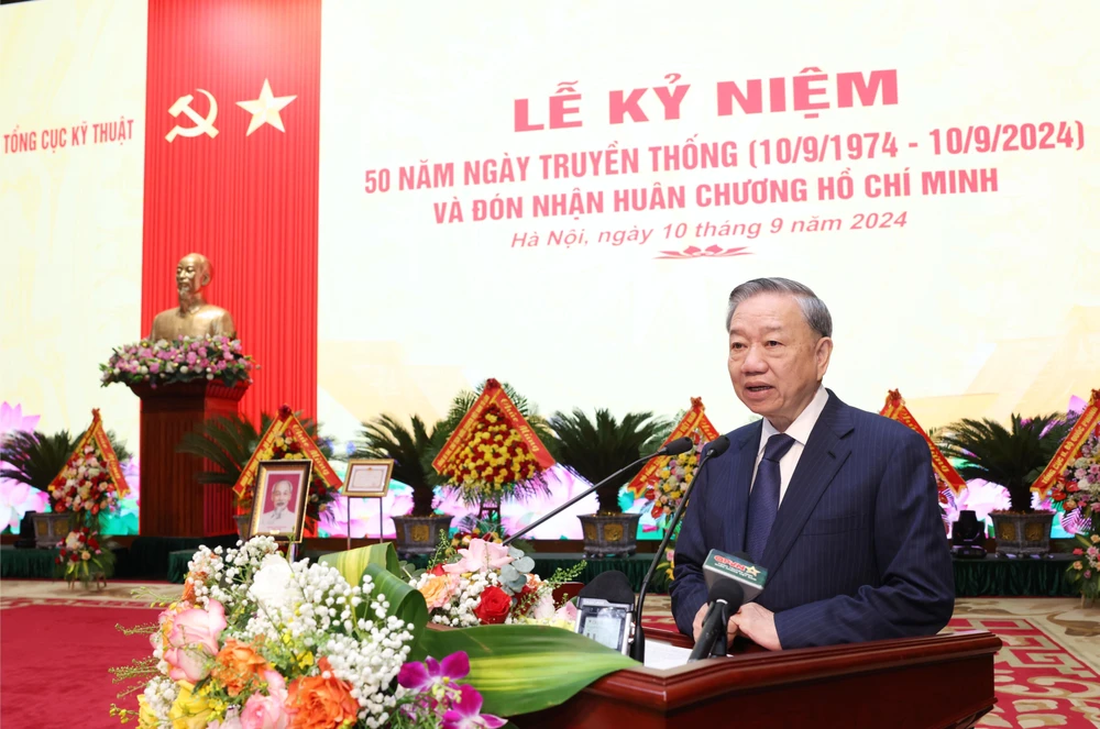 Party General Secretary and State President To Lam (Photo: VNA)