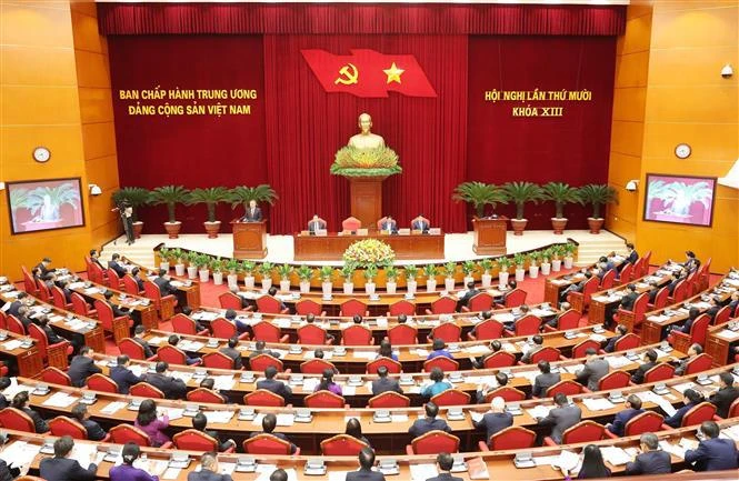 An overview of 13th Party Central Committee's 10th plenum (Photo: VNA)