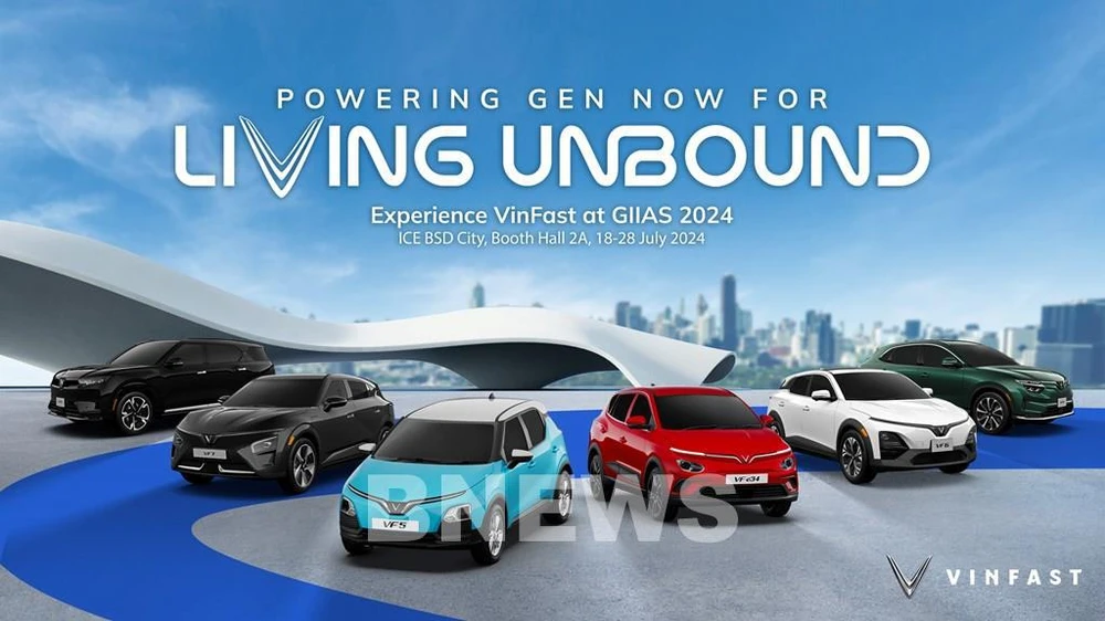 Vietnamese electric vehicle (EV) maker VinFast Auto announced on July 8 that it will participate in the Gaikindo Indonesia International Auto Show (GIIAS) 2024. (Photo: VinFast)