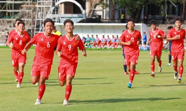 U17 Vietnam team are ready for the AFC U-17 Asian Cup qualification. (Photo: VFF) 