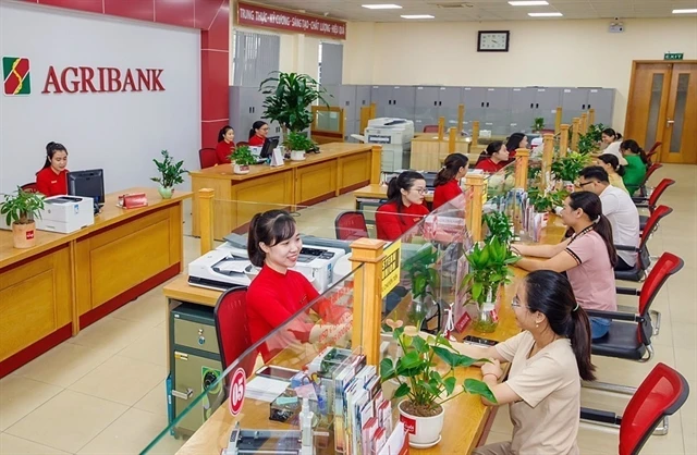 At a branch of Agribank. (Photo: VNA)