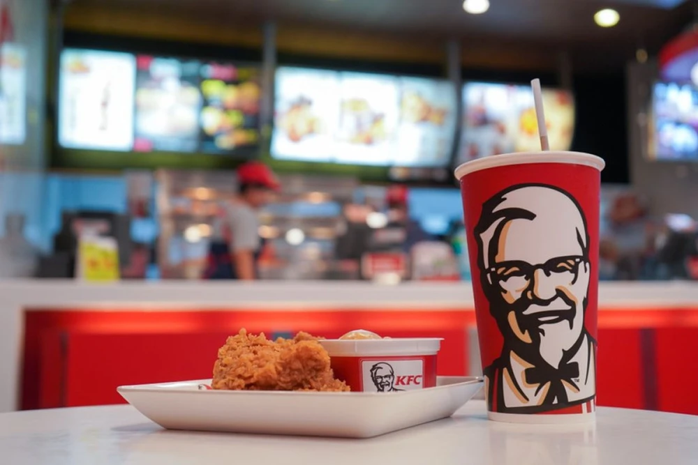 At a KFC store in Indonesia (Photo: Antara news agency)