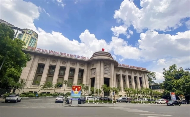 Headquarters of the State Bank of Vietnam in Hanoi. (Photo: cafef.vn)