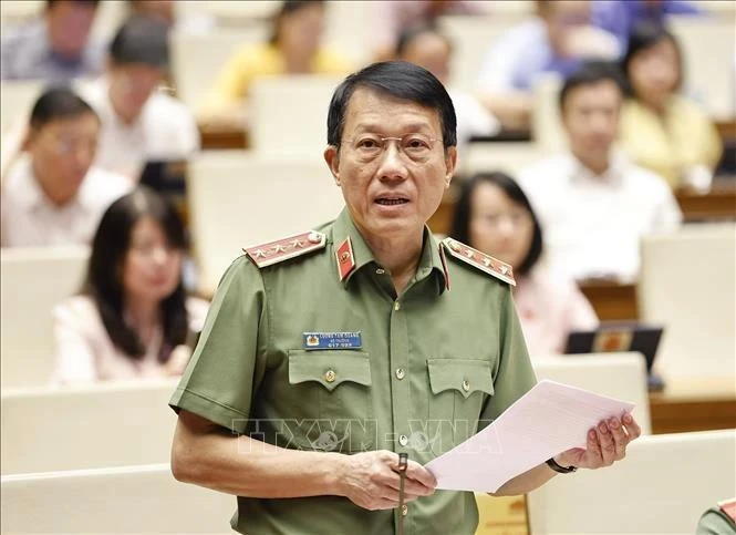 El ministro de Seguridad Pública Luong Tam Quang (Foto: VNA)