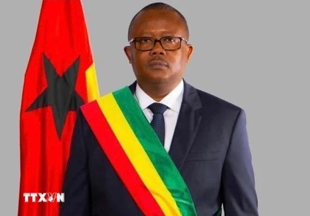 El presidente de la República de Guinea-Bissau, Umaro Sissoco Embaló. (Fuente: VNA)