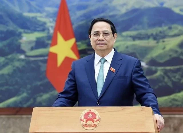 El primer ministro, Pham Minh Chinh. (Fuente: VNA)