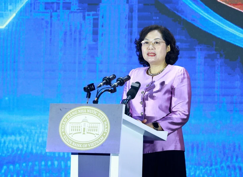 La gouverneure de la Banque d'Etat du Vietnam, Nguyên Thi Hông. Photo: VietnamPlus