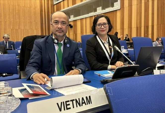 L'ambassadeur du Vietnam en Autriche et en Slovénie, Nguyên Trung Kiên. Photo. VNA