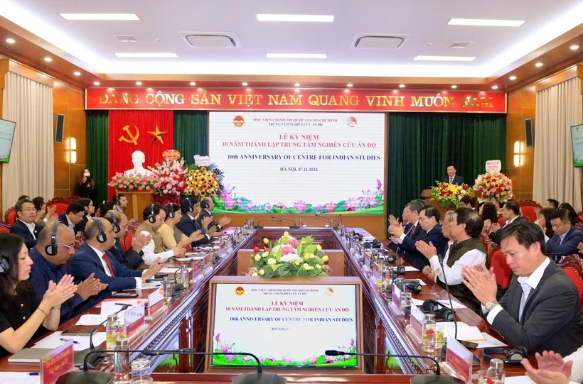 Le professeur Nguyên Xuân Thang, membre du Politburo, directeur de l’Académie nationale de politique Hô Chi Minh (HCMA) et président du Conseil théorique central. Photo: VietnamPlus