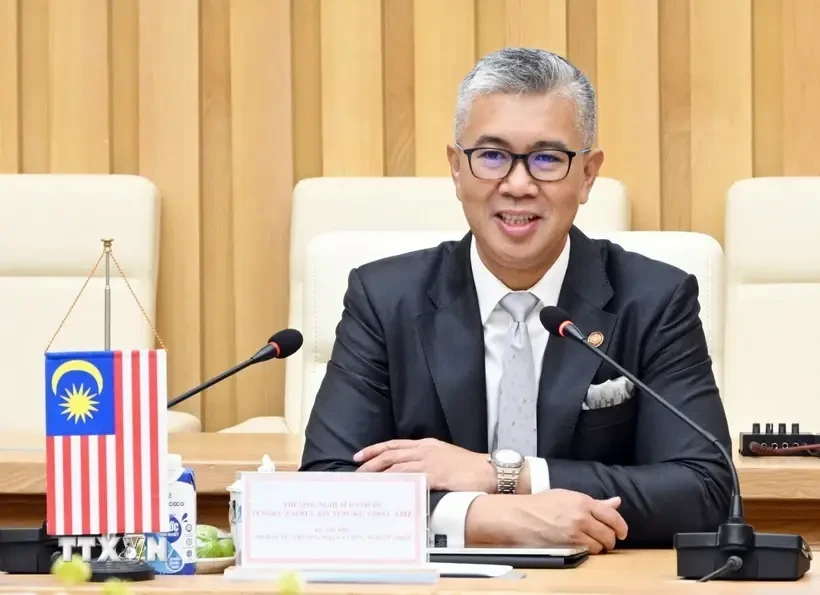 Le ministre malaisien de l'Investissement, du Commerce et de l'Industrie, Tengku Datuk Seri Utama Zafrul. Photo. VNA