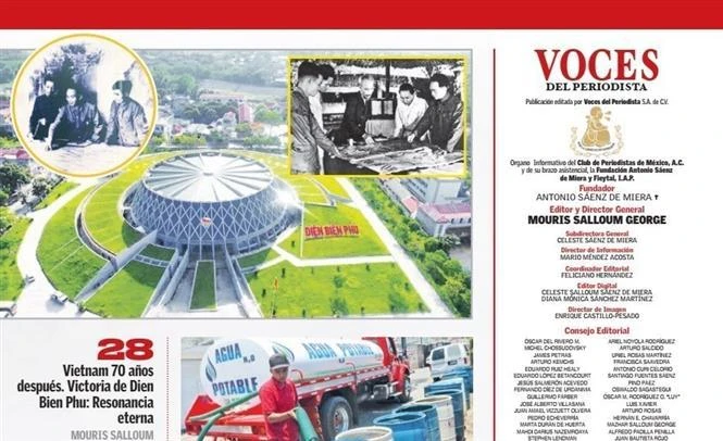 The article on Voces Del Periodista (Photo: VNA)