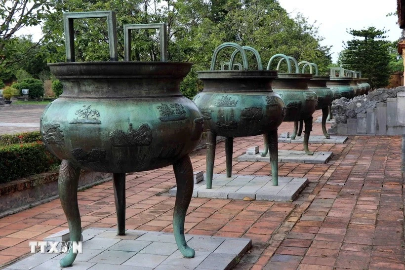 Nine Dynastic Urns in Hue Imperial Citadel (Photo: VNA)