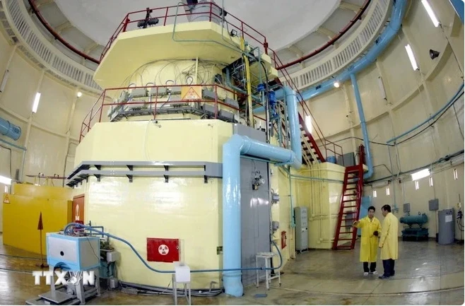Dalat Nuclear Reactor, currently the first and only one in Vietnam, has so far reached 70,000 hours of safe operation. (Photo: VNA)
