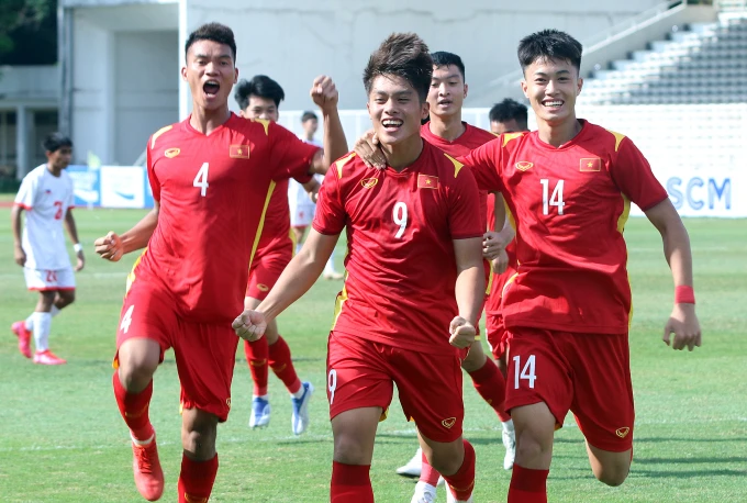 U19 VIetnamese footballers (Photo: VFF)