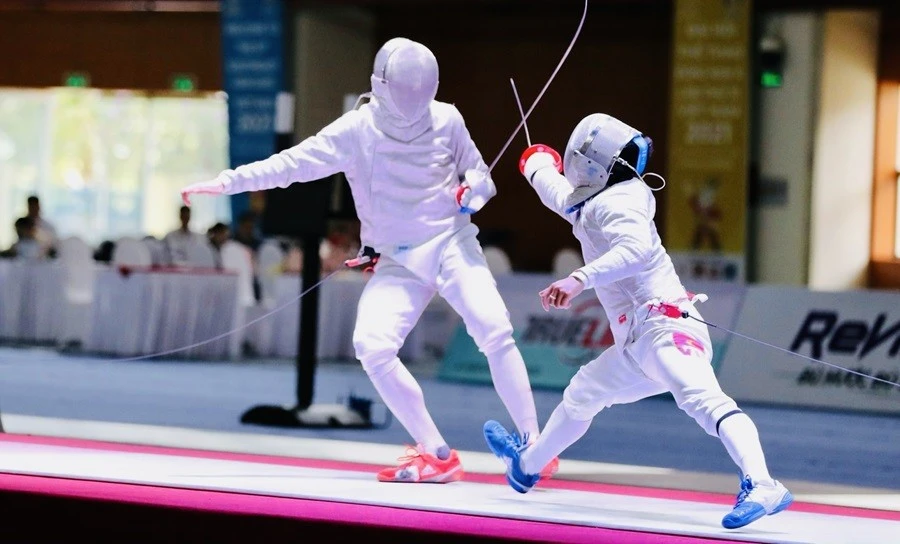 The fencing grand prix foil is scheduled to take place from May 17 to 19 in Shanghai, China. (Photo: thethaovietnamplus.vn)