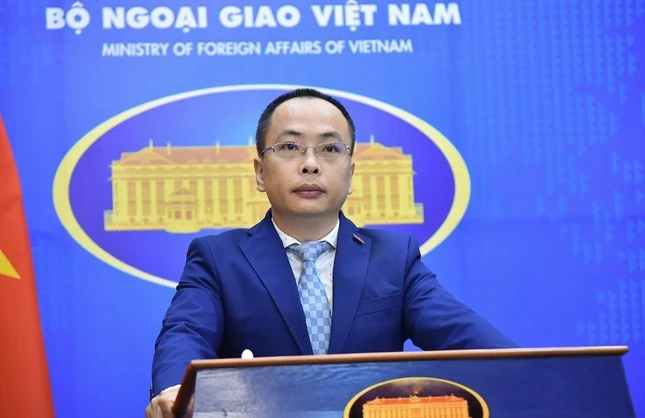 Deputy Spokesperson of the Ministry of Foreign Affairs Doan Khac Viet. (Photo: VNA)