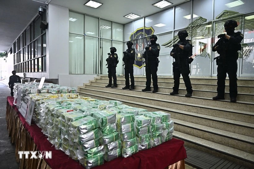 A meth haul in Bangkok, Thailand (Photo: AFP)