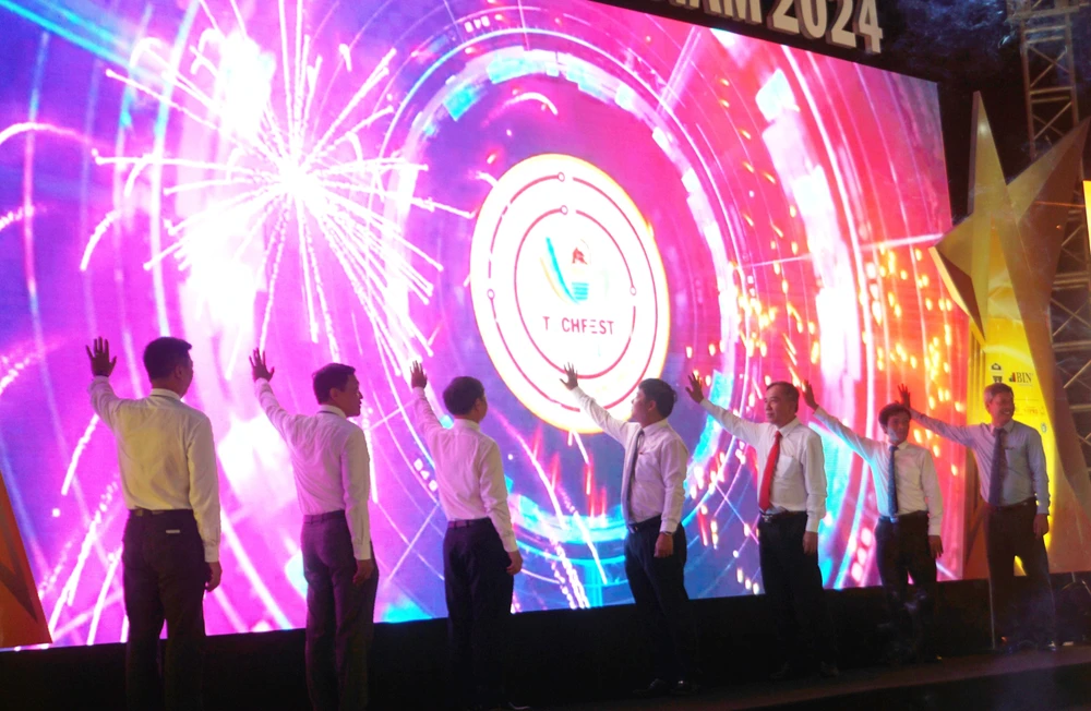 At the opening ceremony of the TechFest QuangNam 2024 (Photo: VNA)