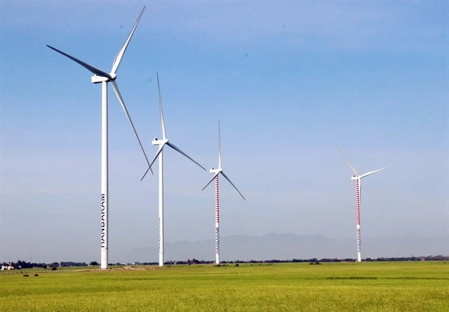 A wind farm in Ninh Thuan province. (Photo: VNA)