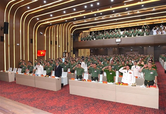 At the conference (Photo: Ministry of Public Security)