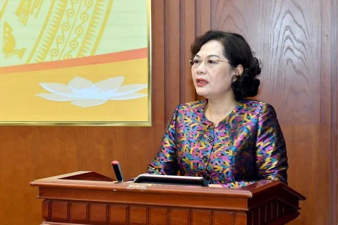 Governor of the State Bank of Vietnam (SBV) Nguyen Thi Hong (Photo: VietnamPlus)