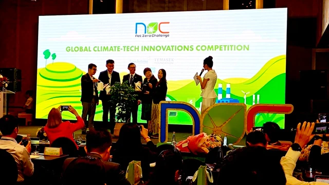 The annual Net Zero Challenge aims to find technological solutions to Vietnam’s climate change challenge. (Photo: VNA)