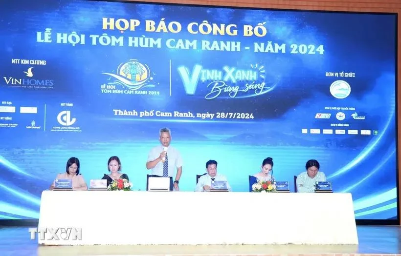 At the press conference held in Cam Ranh city on July 28. (Photo: VNA)