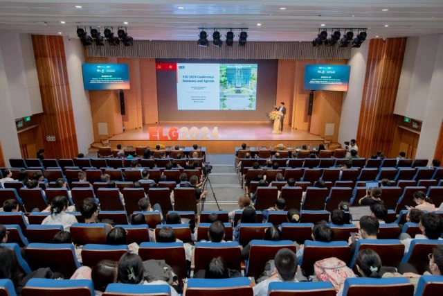 Participants at the International Conference on Economics, Law, and Government held by the College of Economics, Law and Government in HCM City from July 30-31 (Photo: VNA)