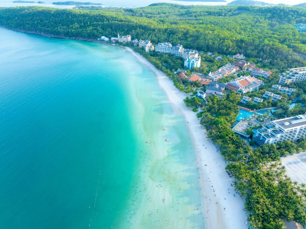 Kem beach boasts the beauty of a tropical paradise.