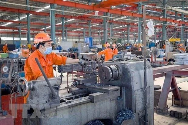 The index of industrial production (IIP) in July rises 11.2% year on year. (Photo: VNA)