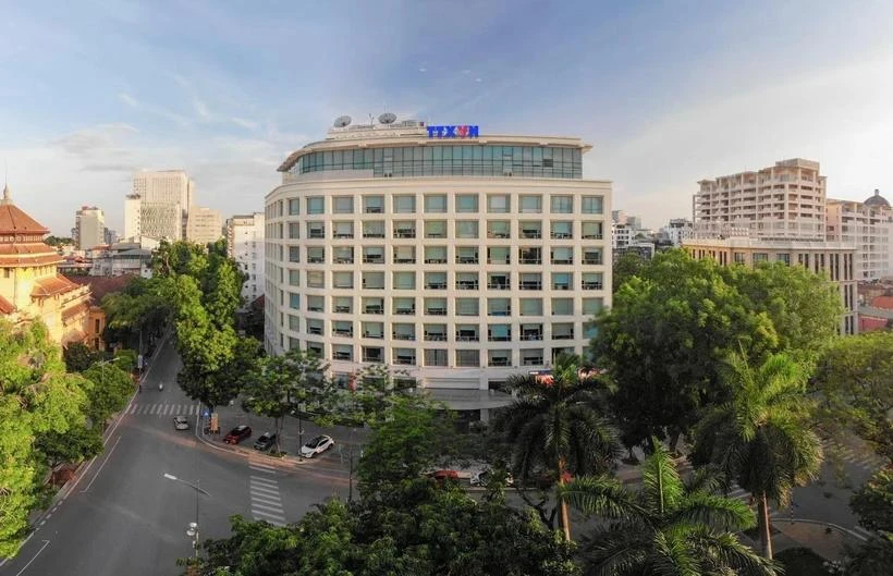 Vietnam News Agency's headquarters at No. 5 Ly Thuong Kiet Street, Hoan Kiem District, Hanoi (Photo: VNA)