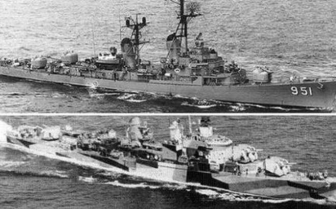 The US accused Vietnam of attacking the destroyers Turner Joy and Maddox. (File photo)