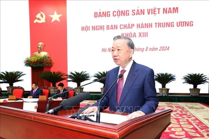 Party General Secretary and State President To Lam (Photo: VNA)