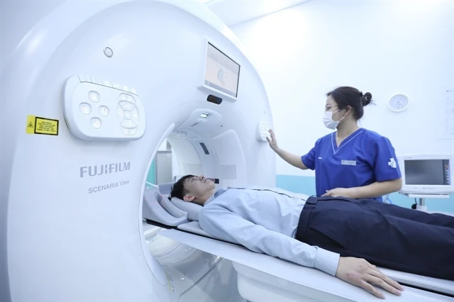 An early cancer screening and detection system using AI in Việt Nam at the Japan-owned T-Matsuoka medical centre. This is the first model of its type in Southeast Asia. (Photo: VNA)