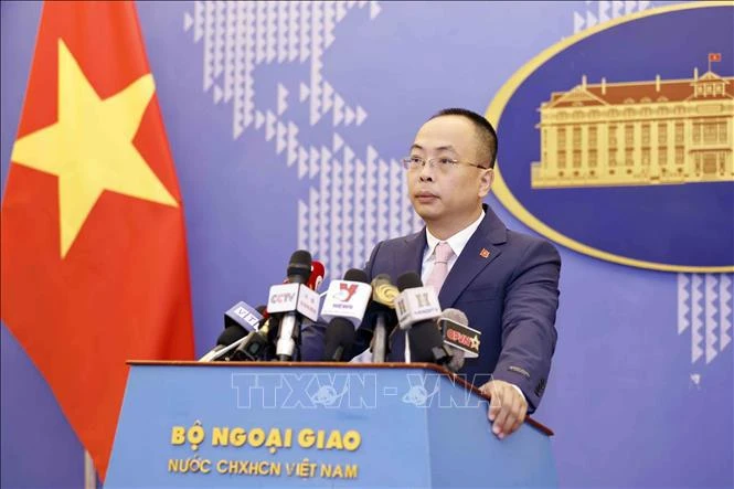 Deputy spokesperson of the Vietnamese Foreign Ministry Doan Khac Viet (Photo: VNA)