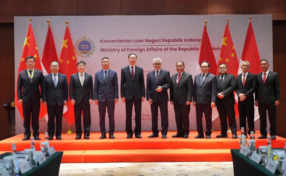 Indonesian and Chinese officials at the event (Photo: Ministry of Foreign Affairs of the Republic of Indonesia​)