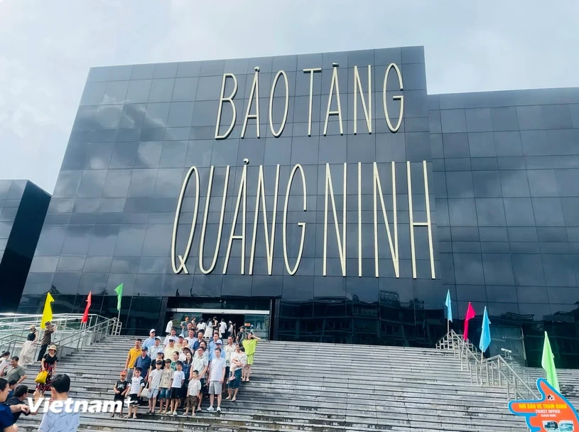 The unique and impressive architecture of the Quang Ninh Museum. (Photo: VietnamPlus)