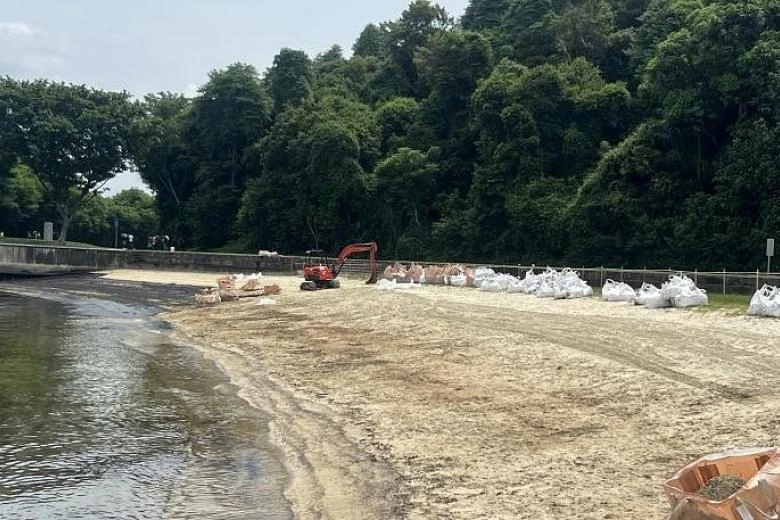 Lazarus Island was earlier closed for clean-up in the aftermath of a major oil spill on June 14. (Photo: tnp.straitstimes.com)